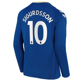Fußballtrikots Everton Gylfi Sigurosson 10 2021-2022 Langarm Heimtrikotsatz kaufen
